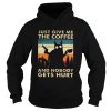 Black Cat Just Give Me The Coffee And Nobody Gets Hurt Vintage shirt