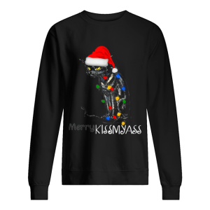 Black Cat Merry Kissmyass shirt 2