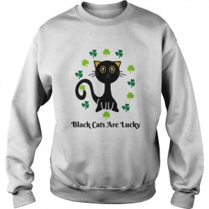 Black Cats Are Lucky Cat Mom Dad Cat Kitten Shirt 4