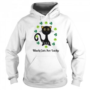 Black Cats Are Lucky Cat Mom Dad Cat Kitten Shirt 5