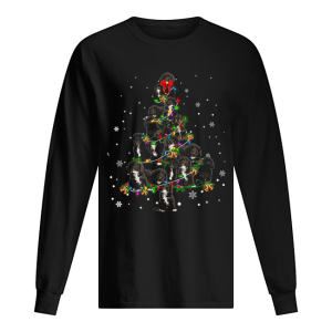 Black Cockapoo Christmas Tree T Shirt 1