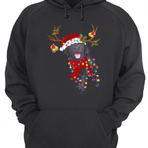 Black Labrador Retriever Gorgeous Reindeer Crewneck shirt 3