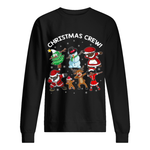 Black Santa Claus African American Christmas Crew Gift shirt 2