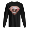 Blood Insides Superman Labrador Retriever American Flag Independence Day shirt