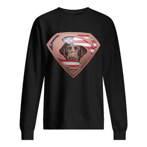 Blood Insides Superman Labrador Retriever American Flag Independence Day shirt 2