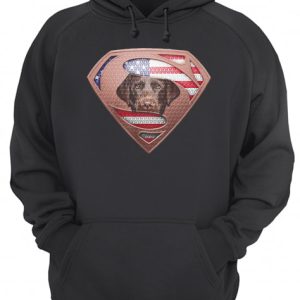 Blood Insides Superman Labrador Retriever American Flag Independence Day shirt 3