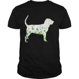 Bloodhound St Patricks Day Shamrock Dog shirt