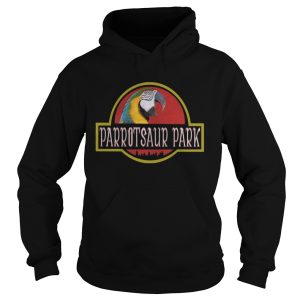 Blue and gold macaw parrotsaur park shirt