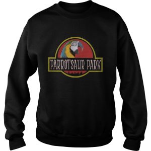 Blue and gold macaw parrotsaur park shirt