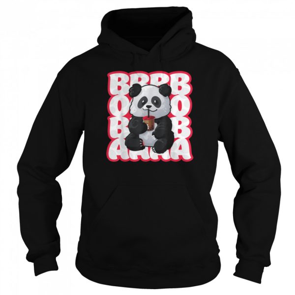 Boba Bubble Tea Drink Cute Kawaii Panda Bear Shirt