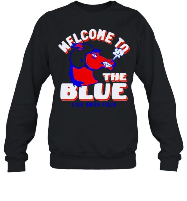 Boise State Broncos welcome to the blue lyte smith field shirt