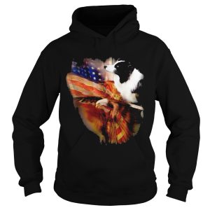 Border Collie American Wings Independence Day shirt 1