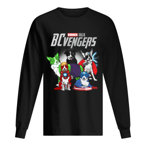 Border Collie BCvengers Marvel Avengers shirt 1