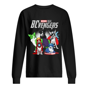 Border Collie BCvengers Marvel Avengers shirt 2