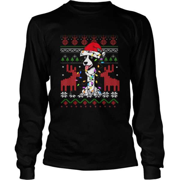 Border Collie Ugly Christmas shirt