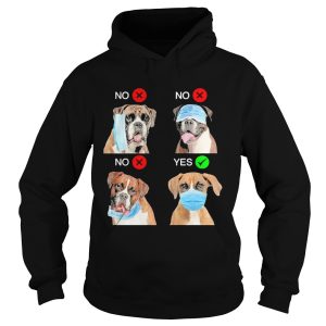 Boxer Dogs Right Way To Wear Mask shirt 1