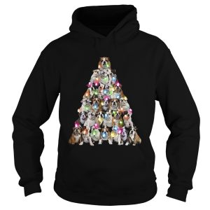 Bulldog Christmas Tree shirt