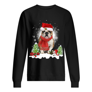 Bulldog Santa Clause Christmas shirt 2