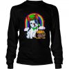 Bulldog rainbow bridge St Patrick’s Day shirt