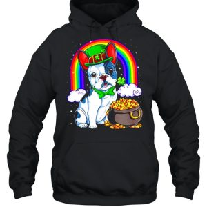 Bulldog rainbow bridge St Patrick's Day shirt 3