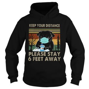 Bulldogs keep your distance please stay 6 feet away covid19 vintage shirt