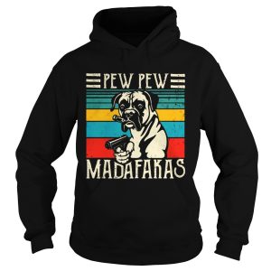 Bulldogs pew pew madafakas vintage retro shirt 1