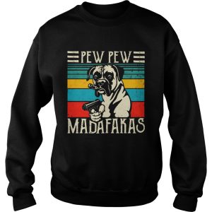 Bulldogs pew pew madafakas vintage retro shirt 2