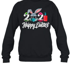 Bunny Face Mask 2021 Eggs And Covid Happy Easter shirt 2