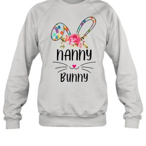 Bunny Floral Happy Easter Day Shirt 4