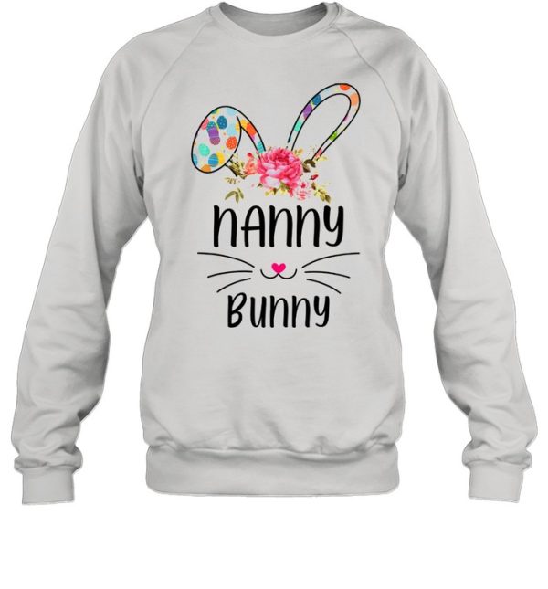 Bunny Floral Happy Easter Day Shirt