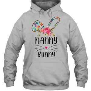 Bunny Floral Happy Easter Day Shirt 5