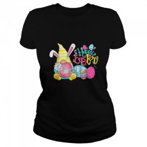 Bunny Gnome Rabbit Eggs Hunting Happy Easter Day Funny T Shirt 2