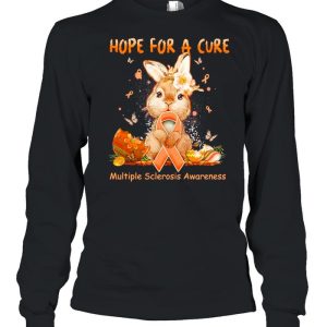 Bunny Hope For A Cure Multiple Sclerosis Awareness Happy Easter 2021 shirt 3