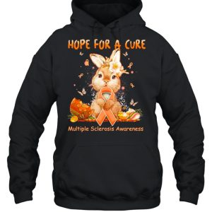 Bunny Hope For A Cure Multiple Sclerosis Awareness Happy Easter 2021 shirt 5