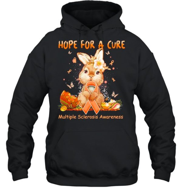 Bunny Hope For A Cure Multiple Sclerosis Awareness Happy Easter 2021 shirt