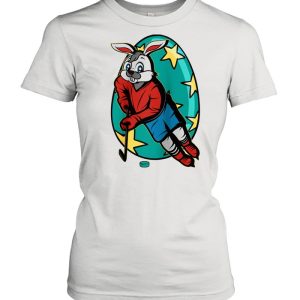 Bunny Ice Hockey Basket Stuffer Boys Girls Teens Shirt