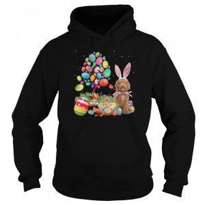 Bunny Labradoodle Dog And Bunny Happy Easter Eggs shirt 5