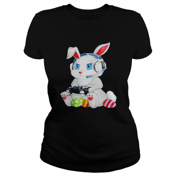 Bunny gamer happy Easter shirt