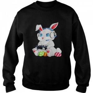 Bunny gamer happy Easter shirt 4