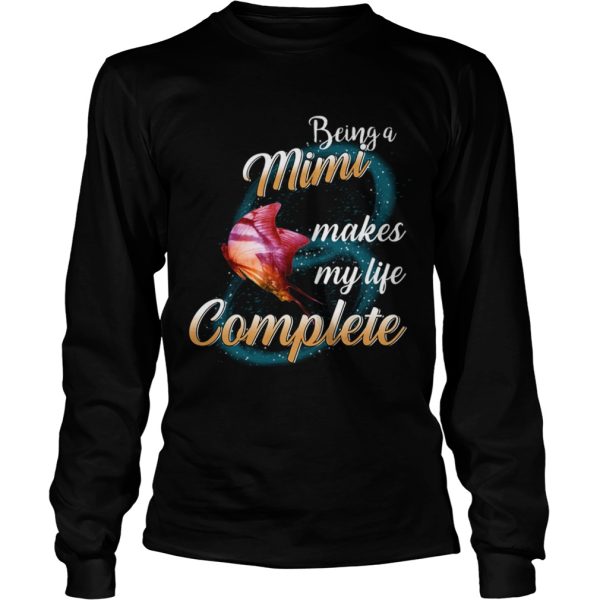 Butterfly Being A Mimi Makes My Life Complete TShirt