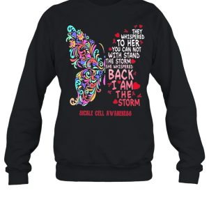 Butterfly sickle cell anemia awareness shirt