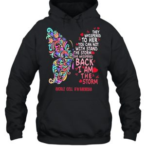 Butterfly sickle cell anemia awareness shirt 3