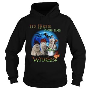 CATS HALLOWEEN ITS HOCUS POCUS TIME WITCHES shirt 1