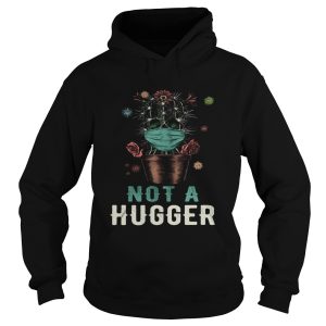 Cactus skull not a hugger flowers shirt 1