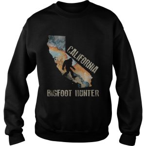 California bigfoot hunter sunset shirt