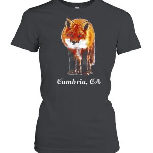 Cambria California Watercolor Paint Wild Fox Outdoor shirt 2