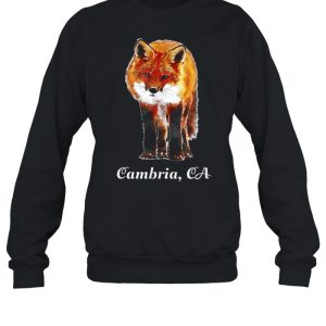 Cambria California Watercolor Paint Wild Fox Outdoor shirt 4