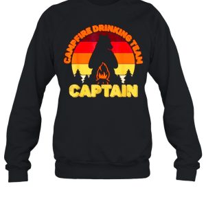 Campfire Drinking Team Captain Camping Bears Vintage Shirt