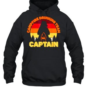 Campfire Drinking Team Captain Camping Bears Vintage Shirt 3