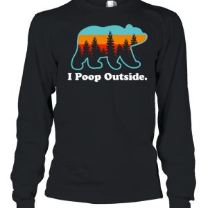 Camping for Outdoorsman I Poop Outside shirt